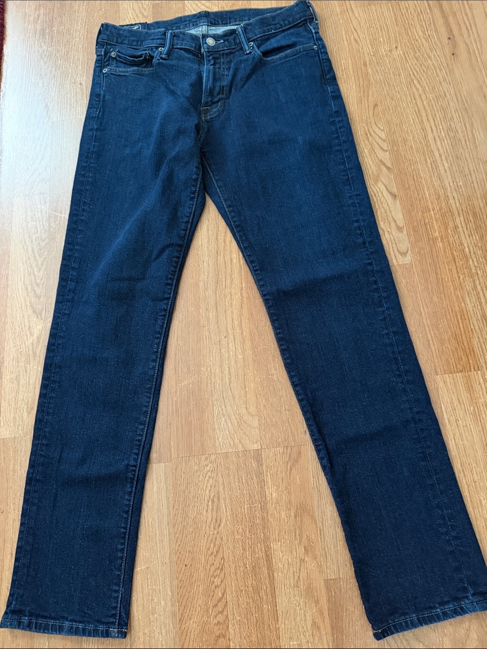 Abercrombie & Fitch Men’s Skinny Jeans — Dark Blue Denim 32X32